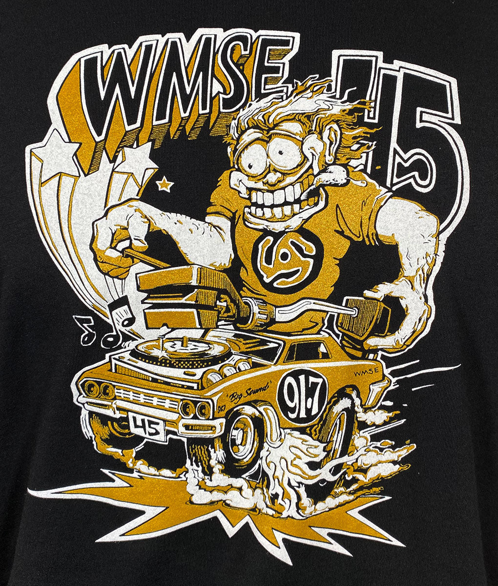 WMSE 45 "Big Sound" Black T-Shirt