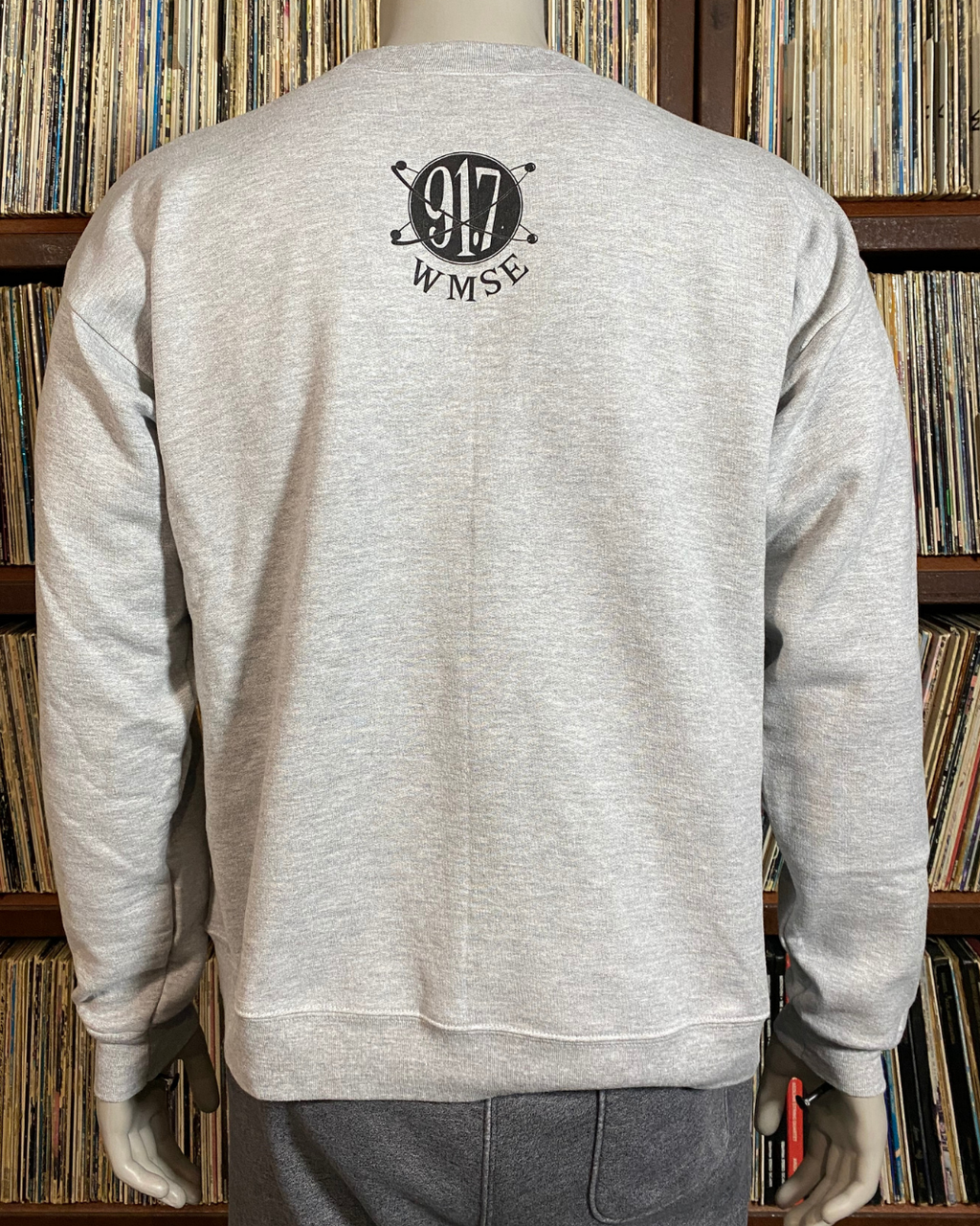 Guitar Smasher Crew Unisex Sweatshirt - Light Heather Grey