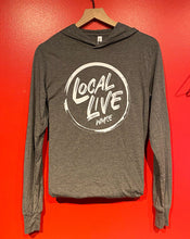 Load image into Gallery viewer, Local Live Gray l/s Hoody Tee