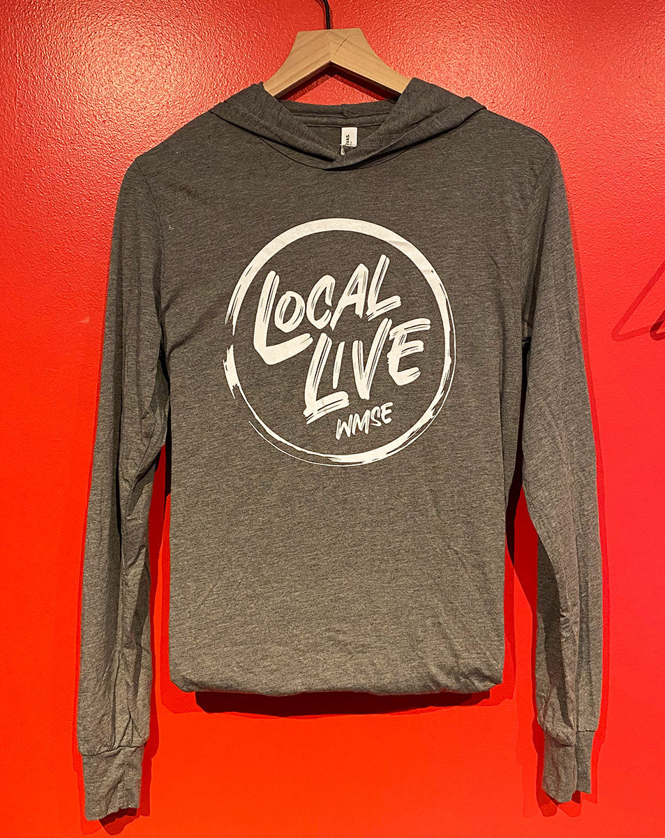 Local Live Gray l/s Hoody Tee