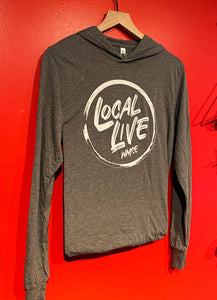 Local Live Gray l/s Hoody Tee