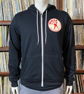Classic Guitar Smasher Patch Zip-Up Hoodie