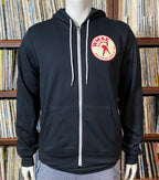 Classic Guitar Smasher Patch Zip-Up Hoodie