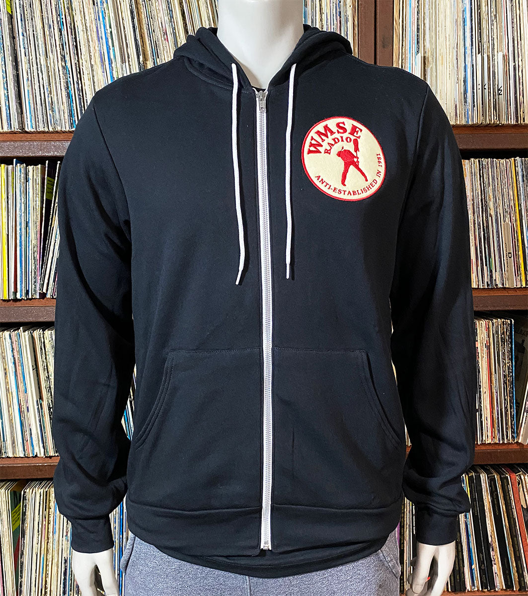 Classic Guitar Smasher Patch Zip-Up Hoodie