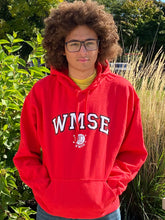 Load image into Gallery viewer, College Athletic Red Pullover WMSE Hoodie