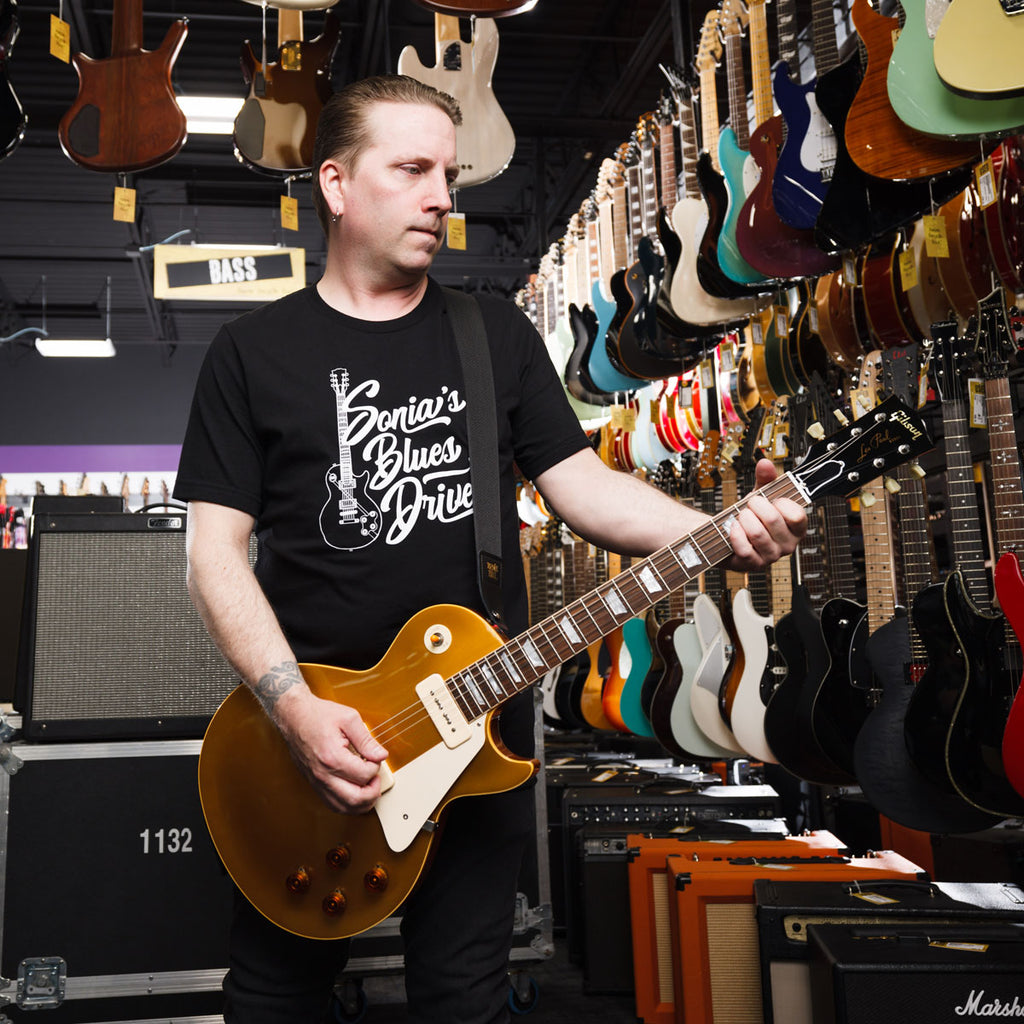 Sonia’s Blues Drive Black Tee