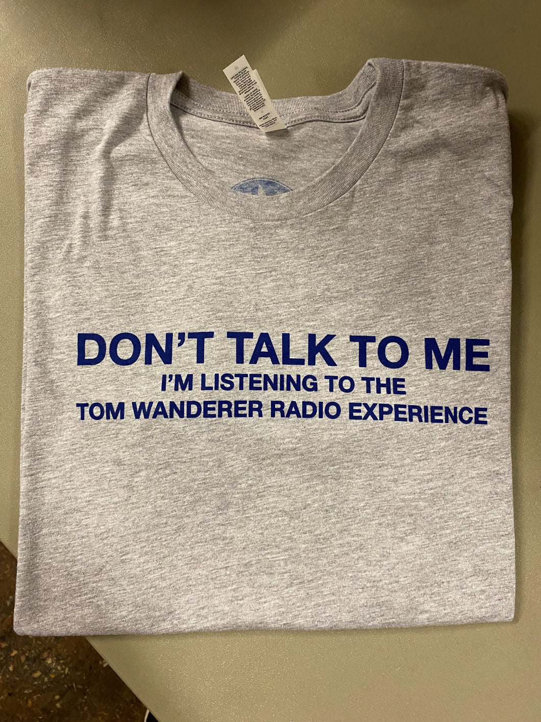 The Tom Wanderer Radio Experience Heather Grey T-shirt