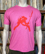 Load image into Gallery viewer, Gritty Smasher Tee - unisex, red on berry pink