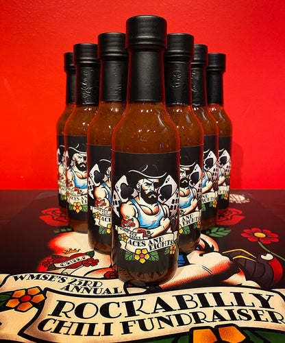 2025 Rockabilly Chili WMSE “Aces & Eights” Hot Sauce