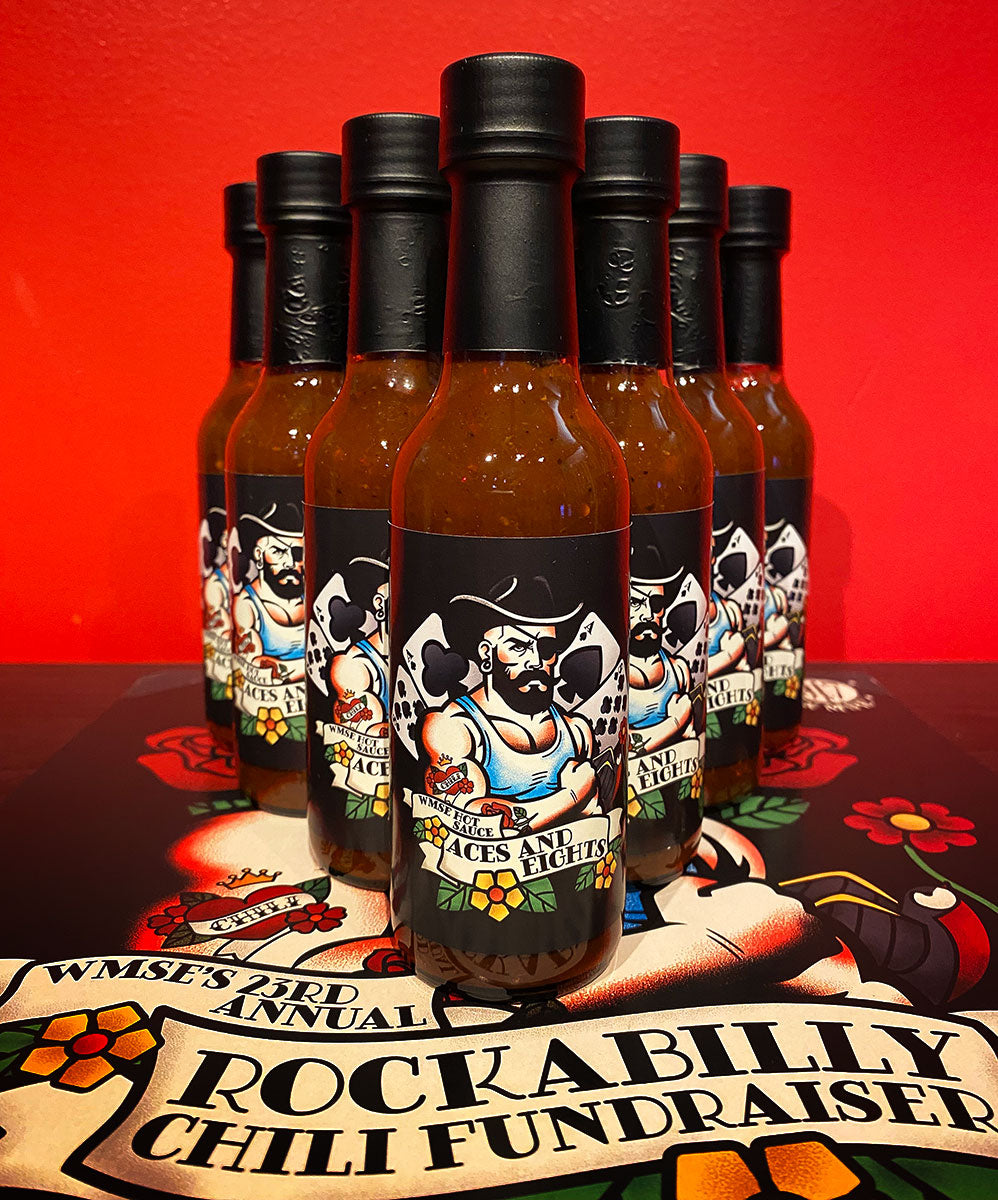 2025 Rockabilly Chili WMSE “Aces & Eights” Hot Sauce