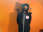 Classic Guitar Smasher Patch Zip-Up Hoodie