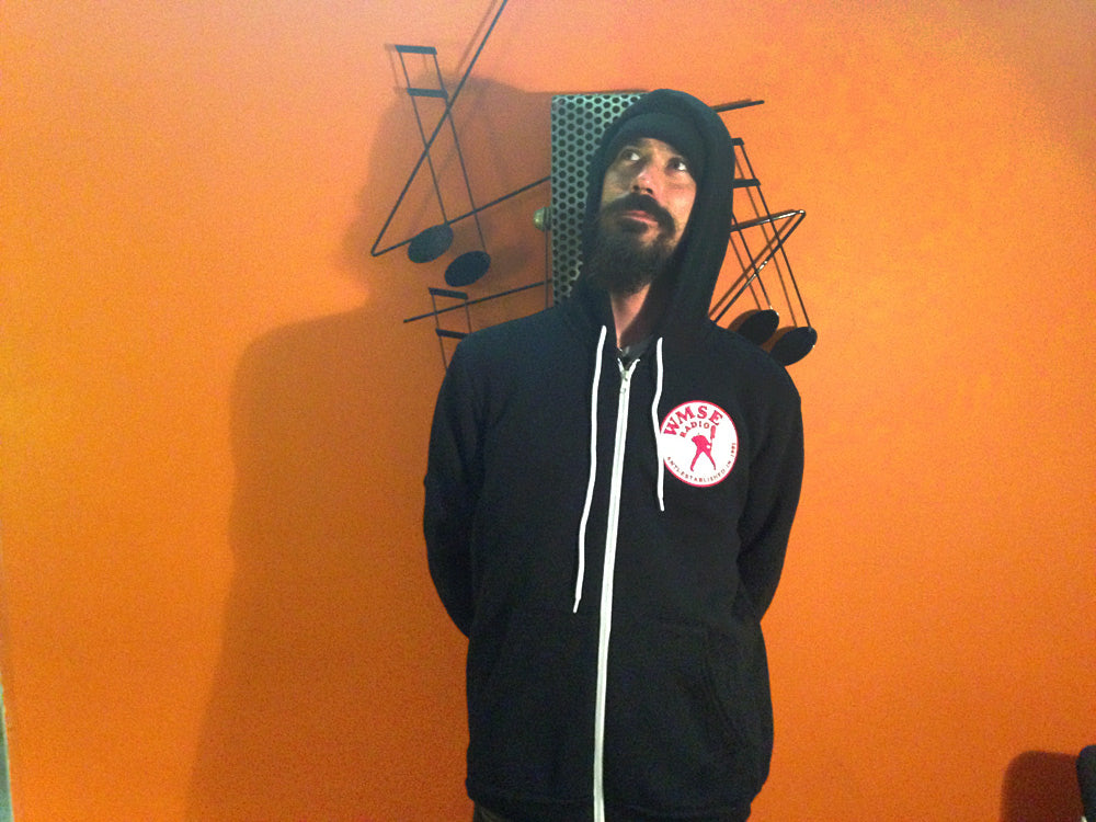 Classic Guitar Smasher Patch Zip-Up Hoodie