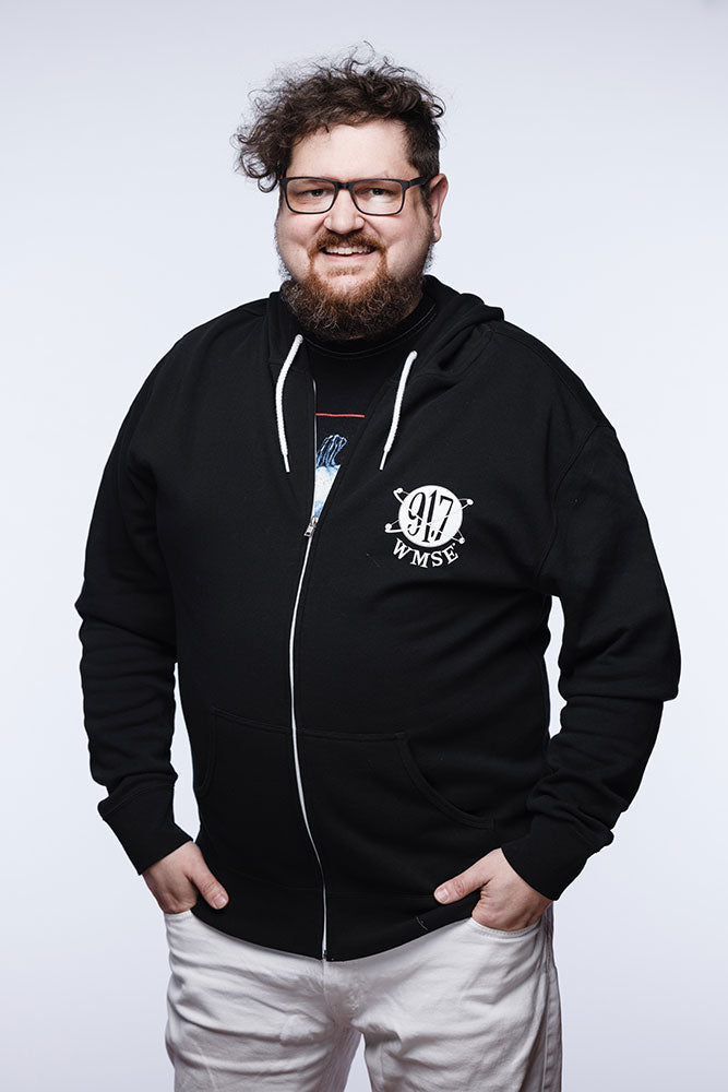 Community-Powered Zip Hoodie - Black