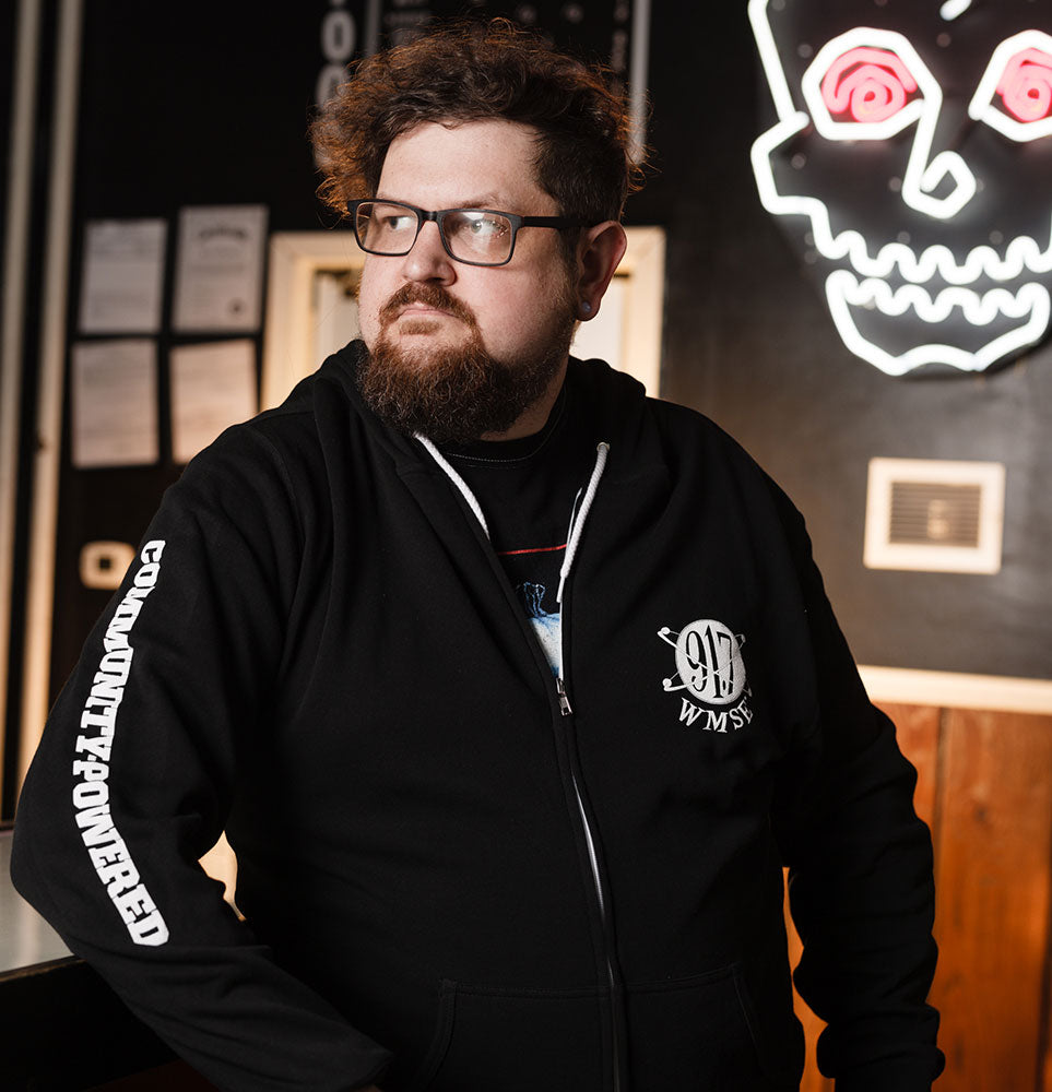 Community-Powered Zip Hoodie - Black