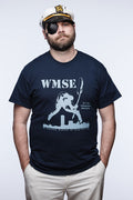 Classic WMSE Navy Guitar Smasher T-Shirt