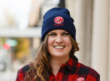 Load image into Gallery viewer, WMSE Navy Knit Cap